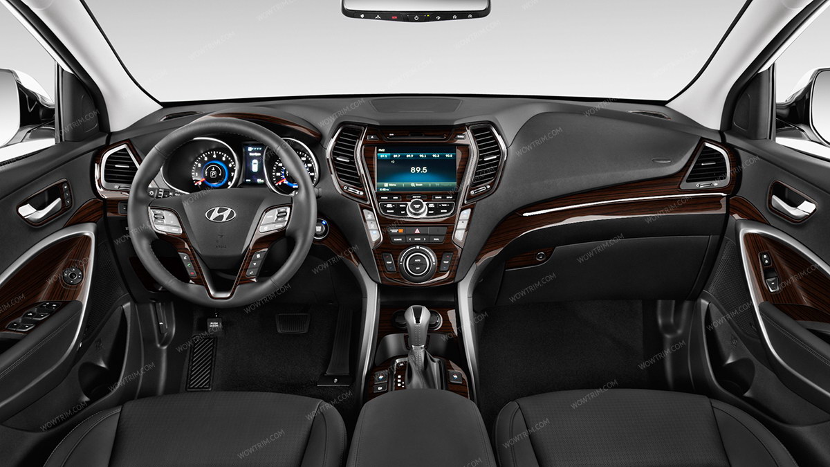 Hyundai Santa Fe Santa Fe Sport 2013 2014 2015 2016 With Navigation System With Dual Zone Climate Control Full Interior Kit 75 Pcs