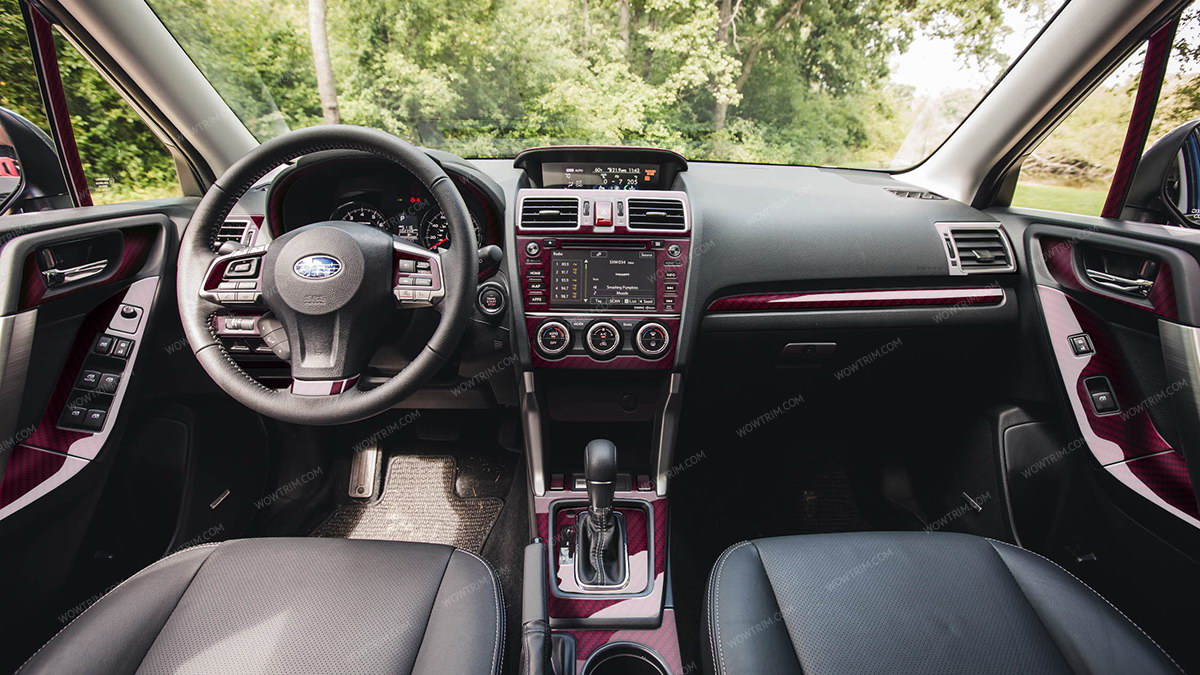 RRCF - Real Red Carbon Fiber