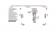 Audi A3 2006-2007, Without Navigation System, With CD Player Only, Basic Interior Kit, 27 Pcs.