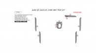 Audi Q3 2015, 2016, 2017, 2018, Over OEM Interior Kit, 9 Pcs.