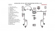 Acura MDX 2005-2006, Interior Kit, With Navigation System, 6 CD Changer, 23 Pcs., OEM Match.