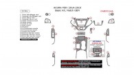 Acura MDX 2014-2015, Basic Interior Kit, 23 Pcs., Match OEM