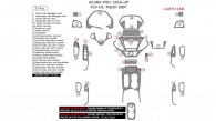 Acura MDX 2016, 2017, Full Interior Kit, 33 Pcs., Match OEM