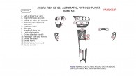 Acura RSX 2002, 2003, 2004, 2005, 2006, Basic Interior Kit, Automatic, With CD Player, 14 Pcs.