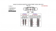 Harley Davidson Electra/Street Glide 1996, 1997, 1998, 1999, 2000, 2001, 2002, 2003, 2004, 2005, 2006, 2007, 2008, 2009, 2010, 2011, 2012, 2013, Main Kit, 6 Pcs.