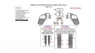 Harley Davidson Road Glide 1998, 1999, 2000, 2001, 2002, 2003, 2004, 2005, 2006, 2007, 2008, 2009, 2010, 2011, 2012, 2013, Main Kit, 19 Pcs.