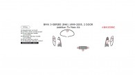 BMW 3 Series 1999, 2000, 2001, 2002, 2003, 2004, 2005, 2 Door, Addition To Main Interior Kit, 9 Pcs.