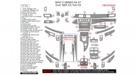 BMW 5 Series 2004, 2005, 2006, 2007, Over OEM Kit, Full Interior Kit, 57 Pcs.