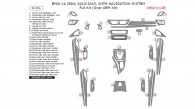 BMW X1 2013, 2014, 2015, With Navigation System, Full Interior Kit (Over OEM Kit), 36 Pcs.