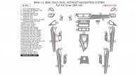 BMW X1 2013, 2014, 2015, Without Navigation System, Full Interior Kit (Over OEM Kit), 36 Pcs.