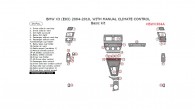 BMW X3 2004, 2005, 2006, 2007, 2008, 2009, 2010, With Manual Climate Control, Basic Interior Kit, 34 Pcs.