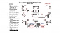 BMW X5 2000, 2001, 2002, 2003, 2004, 2005, 2006, Interior Dash Kit, With Navigation System, 34 Pcs.