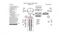 BMW Z4 (E89) 2009, 2010, 2011, 2012, 2013, 2014, 2015, 2016, Basic Interior Kit, 29 Pcs.