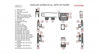 Cadillac Catera 2000-2001, Interior Kit, With CD Player, 28 Pcs.