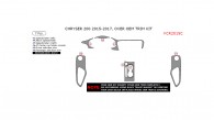 Chrysler 200 2015, 2016, 2017, Over OEM Interior Trim Kit, 7 Pcs.