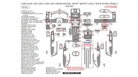 Chrysler 300 2005, 2006, 2007, W/o Navigation, Full Interior Kit, With "HEMI" Logo, With Door Panels, 90 Pcs.