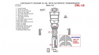 Chrysler PT Cruiser 2001, 2002, 2003, 2004, 2005, Basic Interior Kit, Automatic, 17 Pcs.