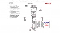 Chrysler PT Cruiser 2001, 2002, 2003, 2004, 2005, Basic Interior Kit, Manual, 16 Pcs.