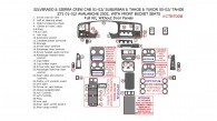 Chevrole Tahoe/Avalanche/Suburban 2000, 2001, 2002, GMC Sierra 1999-2002 / Yukon 2000-2002, With Front Bucket Seats, Full Interior Kit, Without Door Panels 31 Pcs.