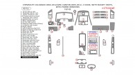 Chevrolet Colorado 2004, 2005, 2006, 2007, 2008, 2009, 2010, 2011, 2012, GMC Canyon 2005-2012, 2 Door, With Bucket Seats, With Power Windows, Full Interior Kit, 40 Pcs.
