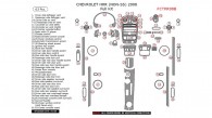 Chevrolet HHR 2008, (Non-SS) Full Interior Kit, 63 Pcs.