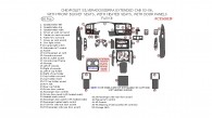 Chevrolet Silverado 2003, 2004, 2005, 2006, GMC Sierra 2003, 2004, 2005, 2006, With Front Bucket Seats, With Heated Seats, Full Interior Kit, With Door Panels, 50 Pcs.