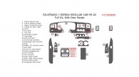 Chevrolet Silverado 1999, 2000, 2001, 2002, GMC Sierra 1999-2002, Full Interior Kit, With Door Panels, 25 Pcs.