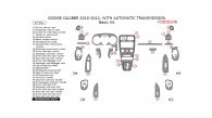 Dodge Caliber 2010, 2011, 2012, With Automatic Transmission, Basic Interior Kit, 37 Pcs.