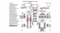 Dodge Charger 2011, 2012, 2013, 2014, Full Interior Kit, 42 Pcs.