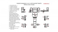 Dodge Durango 2001, 2002, 2003, Interior Dash Kit, With Bucket Seats, Without Door Panels, 29 Pcs.