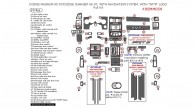 Dodge Charger 2006-2007 / Magnum 2005-2007, With Navigation, With "SRT8" Logo, Full Interior Kit, 70 Pcs.