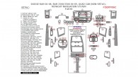 Dodge Ram 1500 2006, 2007, 2008, Ram 2500/3500 2006-2009, Quad Cab non-SRT10,Without Navigation System, Full Interior Kit, 65 Pcs.