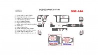 Dodge Dakota 1997, 1998, 1999, Main Interior Kit, 13 Pcs.