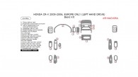 Honda CR-V 2005-2006, Basic Interior Kit (Europe Only), 21 Pcs.