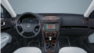 Skoda Octavia II (A5) 2005, 2006, 2007, With Dual Zone Climate Control, Main Interior Kit, 16 Pcs.