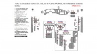 Ford Econoline E-Series 2007.5-2008, Interior Dash Kit, With Power Package, With Reverse Sensing, 31 Pcs.