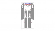 Ford Expedition 2007, 2008, 2009, 2010, 2011, 2012, 2013, 2014, Optional Door Panel Interior Kit, 8 Pcs.