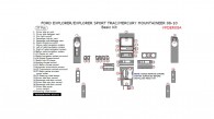 Ford Explorer Sport Trac 2008, 2009, 2010, 2011, 2012, 2013, 2014, 2015/Explorer 2008-2010, Mercury Mountaineer 2008-2015, Basic Interior Kit, 37 Pcs.