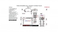 Ford Explorer 2015, Without MyFord Touch, Basic Interior Kit, 27 Pcs.