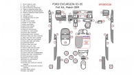 Ford Excursion 2000, 2001, 2002, 2003, 2004, 2005, Full Interior Kit, 45 Pcs., Match OEM