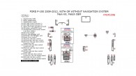 Ford F-150 2009, 2010, 2011, 2012, With Or Without Navigation System, Main Interior Kit, 33 Pcs., Match OEM