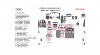 Ford F-250, F-550 2005, 2006, 2007, Match OEM, Basic Interior Kit, 30 Pcs.