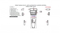 Ford Taurus 2000, 2001, 2002, 2003, 2004, 2005, 2006, 2007, Interior Kit, With Automatic Climate Control, Without OEM Wood, 12 Pcs.