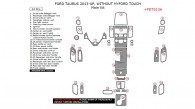 Ford Taurus 2013, 2014, 2015, 2016, 2017, Without MyFord Touch, Main Interior Kit, 34 Pcs.