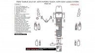 Ford Taurus 2013, 2014, 2015, 2016, 2017, With MyFord Touch, With Sony Audio System, Main Interior Kit, 35 Pcs.