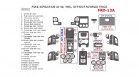 Ford Expedition 2003, 2004, 2005, 2006, Interior Kit, Non-Eddie Bauer Edition, 4WD, Without Advance Track, 23 Pcs.