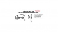 Ford Explorer 1997, 1998, 1999, 2000, 2001, With Reverse Sensing System, Basic Interior Kit, 2 Door, 7 Pcs,