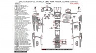 GMC Acadia 2007, 2008, 2009, 2010, 2011, 2012, Without OEM, With Manual Climate Control, Full Interior Kit, 85 Pcs.