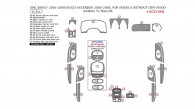 GMC Envoy 2006, 2007, 2008, 2009 / Isuzu Ascender 2006-2008, For Models Without OEM Wood, Addition To Main Interior Kit, 32 Pcs.
