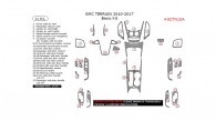 GMC Terrain 2010, 2011, 2012, 2013, 2014, 2015, 2016, 2017, Basic Interior Kit, 31 Pcs.